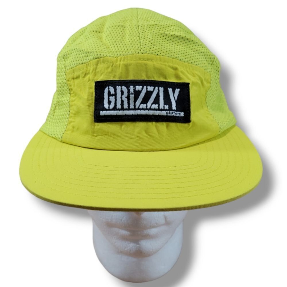 Grizzly Griptape Hat OSFM By Diamond Supply Co 5 Panel Cap Streetwear Adjustable